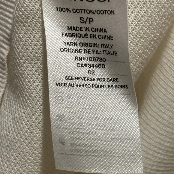 VINCE 100% Cotton Lightweight Knit Sweater – spring light layer - Picture 5 of 9